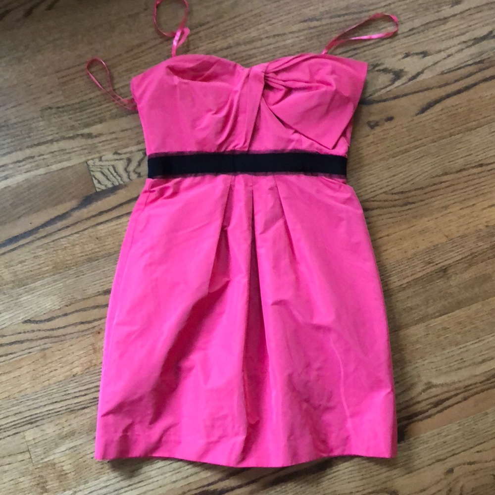 BCBG MAXAZRIA strapless cocktail dress